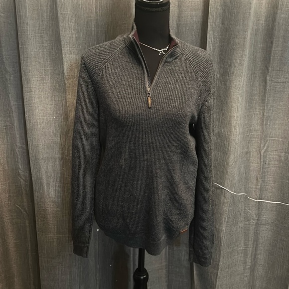 Gray Ted Baker Quarter Zip - Picture 1 of 5